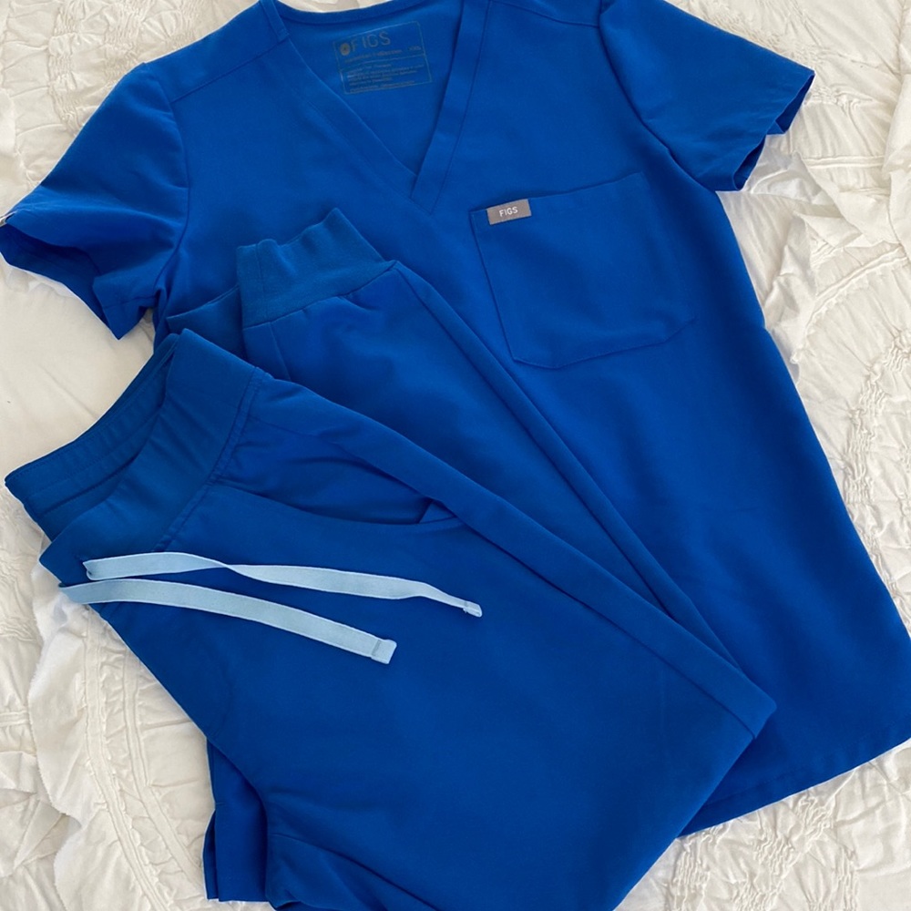 Figs ROYAL BLUE 💙 scrubs XXS/XSP